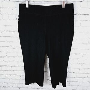 NYGARD SLIMS | stretch pull on split hem cropped capri pants